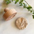 画像2: アヒルとお花 *wood cookie stamp (2)