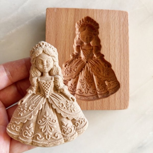 画像7: プリンセス/princess *wood gingerbread cookie mold (7)