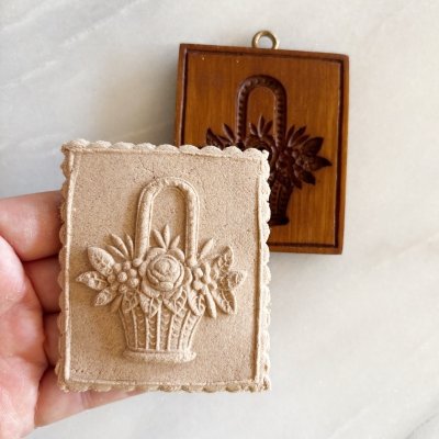 画像1: 花かご*Flower Basket /cookie mould