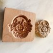 画像4: 花かご/Flower Basket *wood gingerbread cookie mold (4)