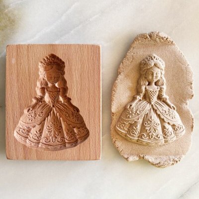 画像2: プリンセス/princess *wood gingerbread cookie mold