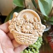 画像5: 花かご/Flower Basket *wood gingerbread cookie mold (5)