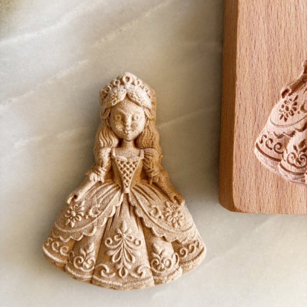 画像3: プリンセス/princess *wood gingerbread cookie mold (3)