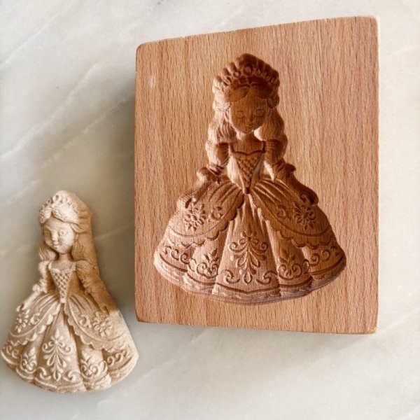 画像4: プリンセス/princess *wood gingerbread cookie mold (4)