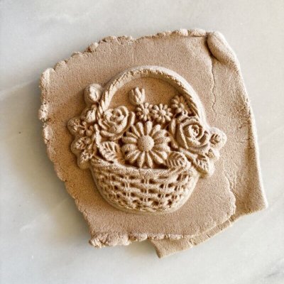 画像3: 花かご/Flower Basket *wood gingerbread cookie mold