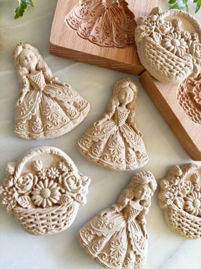 画像1: プリンセス/princess *wood gingerbread cookie mold
