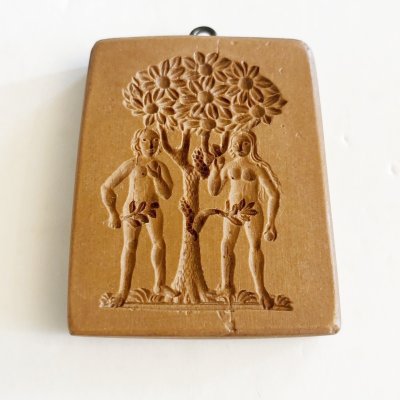 画像3: アダムとイブ* Adam and Eve circa 1750 /springerle cookie mold