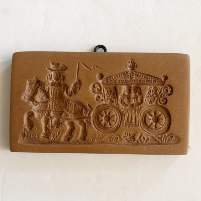 画像1: ウエディング＜馬車＞*Baroque Wedding Coach /springerle cookie mold 