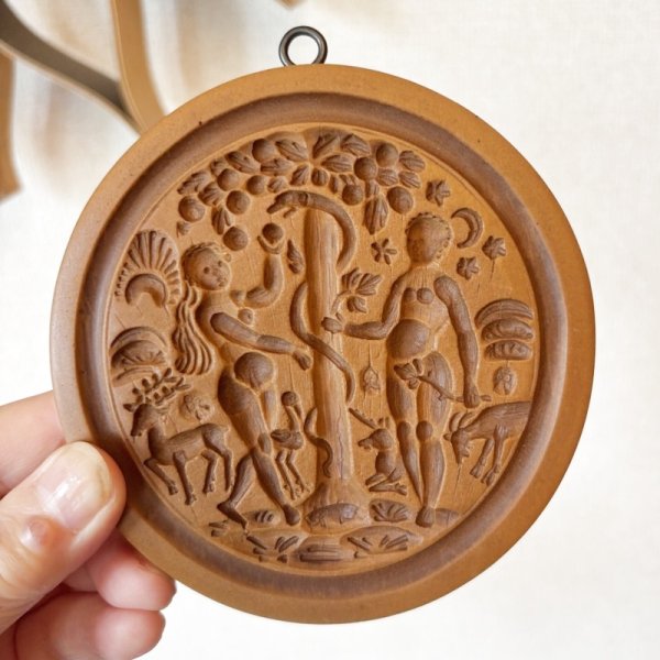 画像2: アダムとイブ *Adam and Eve circa 1570  /springerle cookie mold  (2)