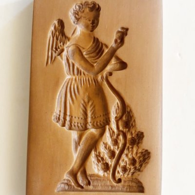 画像2: 林檎と天使 *Angel with an Apple /springerle cookie mold