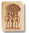 画像1: アダムとイブ* Adam and Eve circa 1750 /springerle cookie mold  (1)