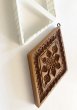 画像3: 花と柘榴 *Diamond with flowers pomegranates+カッター付き /springerle cookie mold  (3)