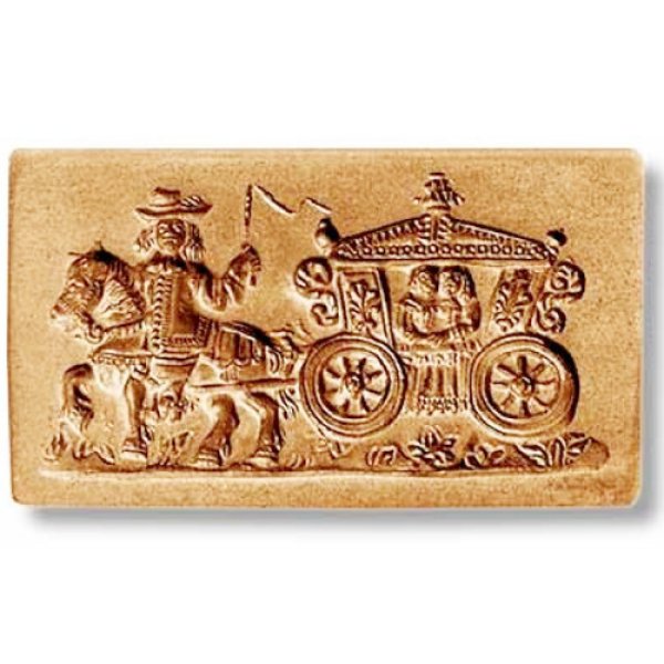 画像1: ウエディング＜馬車＞*Baroque Wedding Coach /springerle cookie mold  (1)