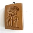 画像3: アダムとイブ* Adam and Eve circa 1750 /springerle cookie mold  (3)