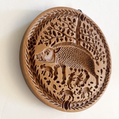 画像3: 猪とウリ坊 *Wild Sow Pig with young piglets /springerle cookie mold