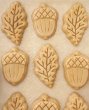 画像6: どんぐり＆葉っぱ *wood gingerbread cookie mold (6)