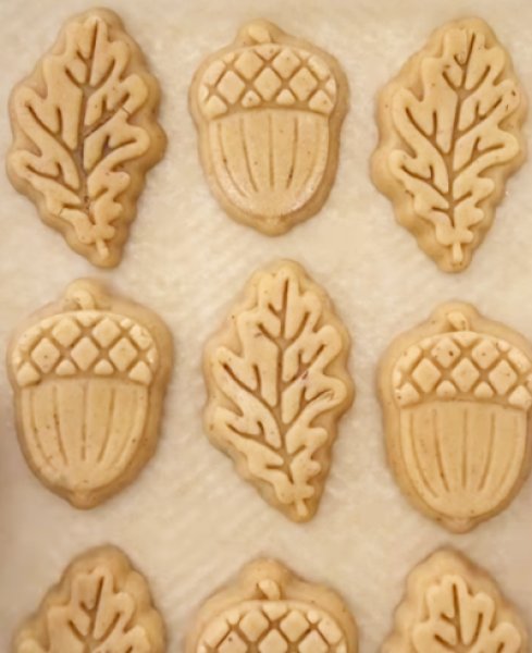 画像6: どんぐり＆葉っぱ *wood gingerbread cookie mold (6)