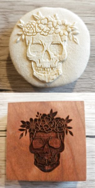 画像1: 頭蓋骨*Skull /cookie mould from Germany (1)