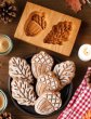 画像1: どんぐりと葉っぱ /wood gingerbread cookie mold (1)