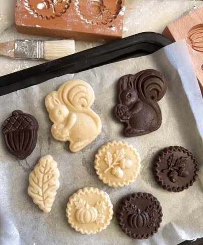 画像3: りす＆どんぐり /wood gingerbread cookie mold