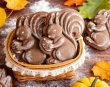 画像4: りす＆どんぐり /wood gingerbread cookie mold (4)
