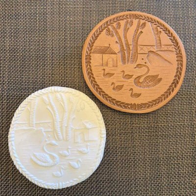 画像1: 白鳥の親子 *Swan Family /cookie mold by anis-paradies