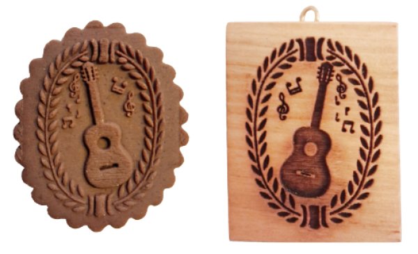 画像1: ギター /cookie mould from Germany (1)