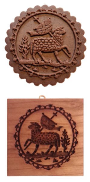 画像1: パスカルの子羊* Pascal Lamb/cookie mould from Germany (1)