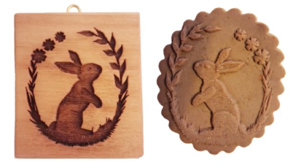 画像1: うさぎ /cookie mould from Germany (1)