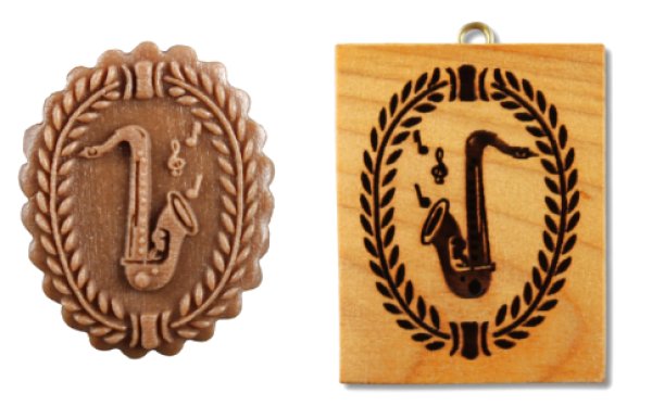 画像1: サクソフォン /cookie mould from Germany (1)