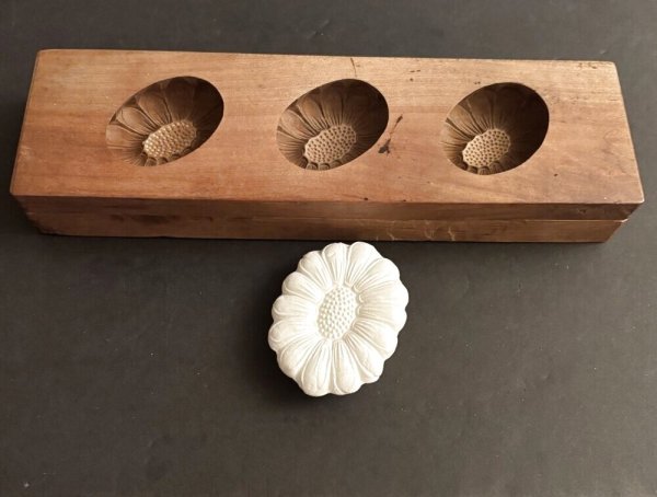 画像7: 花＜三連＞ / 菓子木型 (7)