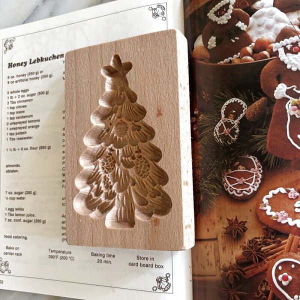 画像3: クリスマスツリー*christmas tree /wood gingerbread cookie mold (3)