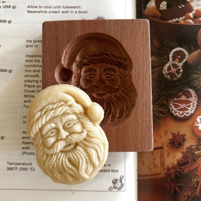 画像1: サンタクロース *Santa Claus /wood gingerbread cookie mold