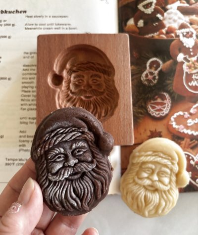 画像2: サンタクロース *Santa Claus /wood gingerbread cookie mold