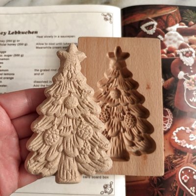 画像1: クリスマスツリー*christmas tree /wood gingerbread cookie mold