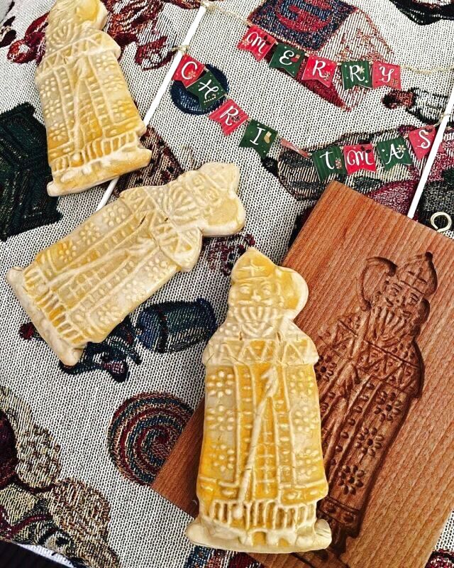 スペキュロス　スペキュローズ型　木型　聖ニコラ　手彫り スペキュロス スペキュローズ型 木型 聖ニコラ 手彫り Saint Nicholas